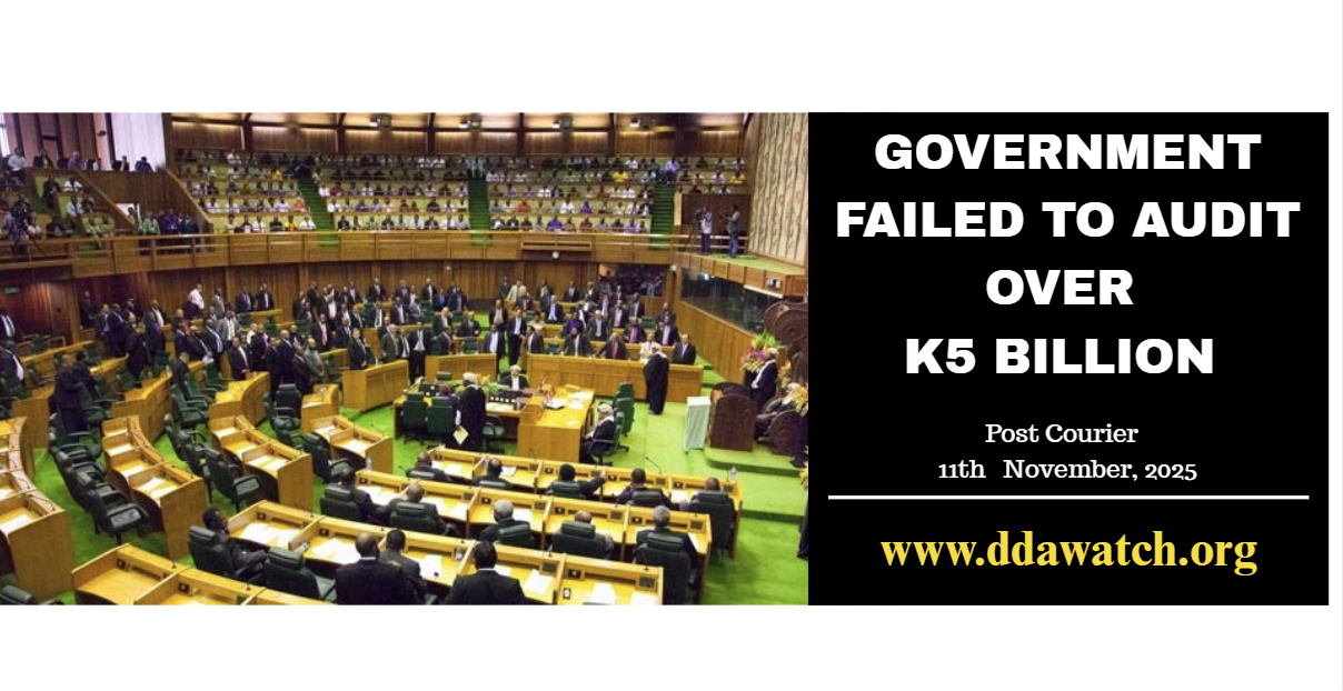 Over K5 Billion Not Audited